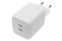 Digitus Ładowarka USB-C, 2-portowa, 65 W GaN DIGITUS