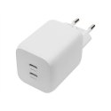 Digitus Ładowarka USB-C, 2-portowa, 65 W GaN DIGITUS