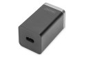 Ładowarka sieciowa uniwersalna zasilacz GaN 4 porty 2x USB-C 2x USB-A PD 3.0 65W czarna No name