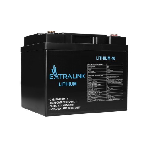 EXTRALINK AKUMULATOR LIFEPO4 12.8V 40AH Extralink