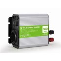 EnerGenie EG-PWC300-01 adapter zasilający/ inwentor/przetwornica Auto 300W Aluminium ENERGENIE