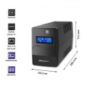 QOLTEC ZASILACZ AWARYJNY UPS 650VA | 360W | LCD | USB | RJ45 Qoltec