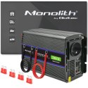 Qoltec Przetwornica napięcia Monolith 2000 MS Wave | 12V na 230V | 1000/2000W | USB Qoltec