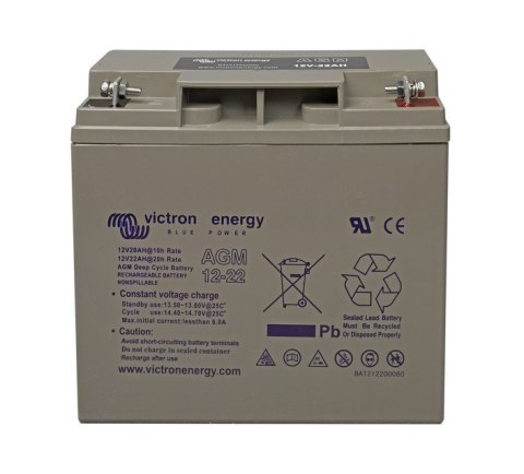 Victron Energy 12V/22Ah AGM Deep Cycle Batt. Victron Energy