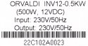 ORVALDI INVERTER 12-500W W FUNKCJI UPS BEZ AKUMULATORÓW DO DŁUGIEJ PRACY AWARYJNEJ LINE-INTERACTIVE CZYSTY SINUS Orvaldi