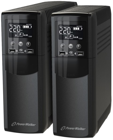 PowerWalker VI 600 CSW FR Technologia line-interactive 0,6 kVA 360 W 4 x gniazdo sieciowe POWER WALKER