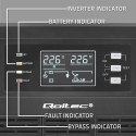 QOLTEC ZASILACZ AWARYJNY UPS 3KVA | 3000W | POWER FACTOR 1.0 | LCD | EPO | USB | ON-LINE Qoltec