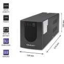 QOLTEC ZASILACZ AWARYJNY UPS LINE INTERACTIVE MONOLITH | 1200VA | 720W Qoltec