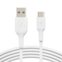 USB-C/USB-A CABLE/PVC 1M WHITE Belkin