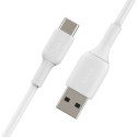 USB-C/USB-A CABLE/PVC 1M WHITE Belkin