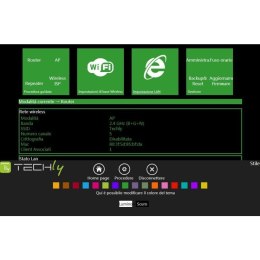 Techly I-WL-REPEATER2 router bezprzewodowy Fast Ethernet Czarny, Biały TECHly