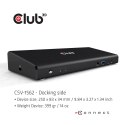 CLUB3D CSV-1562 stacja dokująca Dokujący USB 3.2 Gen 1 (3.1 Gen 1) Type-C Czarny Club 3D