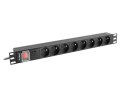 LANBERG LISTWA ZASILAJĄCA RACK PDU 19" (1U, 16A, 7X Shuko, 2m) Lanberg