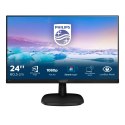 Monitor Philips 243V7QJABF/00 (23,8"; IPS/PLS; FullHD 1920x1080; DisplayPort, HDMI, VGA; kolor czarny) Philips