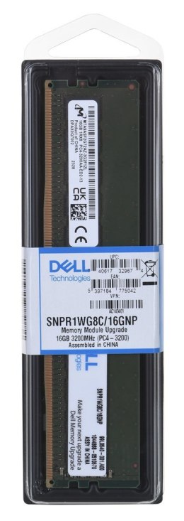 Dell 16GB DDR4 UDIMM 3200MHz 1Rx8 ECC Memory Upgrade for PE T150/T350/R250/R350 Dell