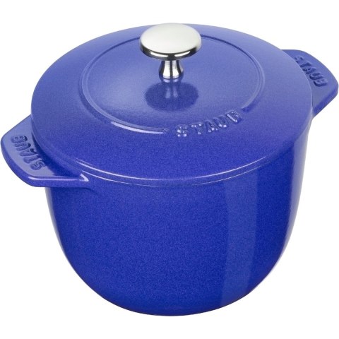 STAUB LA COCOTTE Mały garnek okrągły 3 ltr, niebieski STAUB