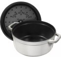 Garnek żeliwny okrągły STAUB 40501-413-0 - biała trufla 5.2 ltr ZWILLING