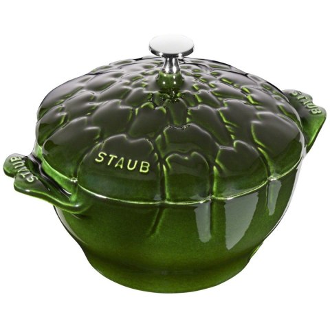 Garnek żeliwny okrągły karczoch Staub - 3 ltr, Zielony STAUB