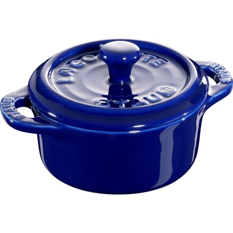 Staub Mini Cocotte Okrągły - 200 ml, Niebieski STAUB