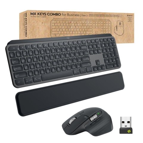 MX KEYS COMBO FOR BUSINESS GEN/2 - GRAPHITE - UK - INTNL Logitech