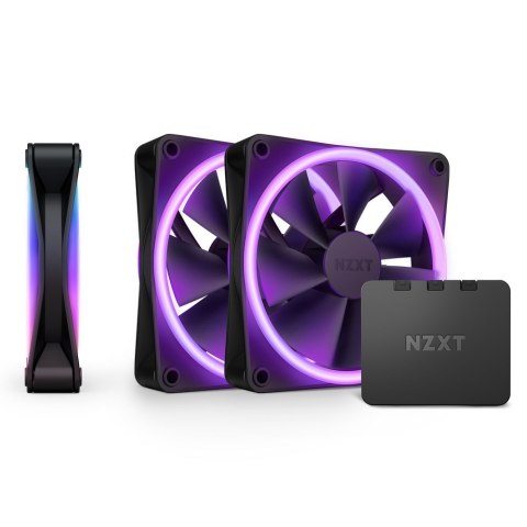 NZXT F120 RGB DUO, PWM, 120mm, 3-pak - NZXT