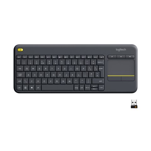 WIRELESS TOUCH KEYBOARD K400+/DARK - CH - 2.4GHZ CENTRAL Logitech