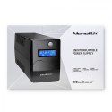 QOLTEC ZASILACZ AWARYJNY UPS 650VA | 360W | LCD | USB | RJ45 Qoltec