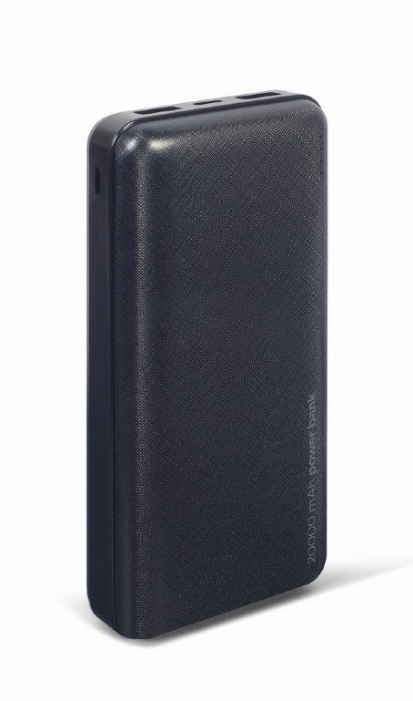 GEMBIRD POWERBANK 20000 MAH 2X USB, CZARNY GEMBIRD