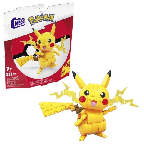 MEGA CONSTRUX Klocki Pokemon Pikachu 211el GMD31 MATTEL MATTEL