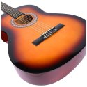 NN BD 36 - Gitara klasyczna 3/4 do nauki dla dzieci SUNBURST NN