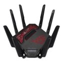 ASUS ROG Rapture GT-BE19000 router bezprzewodowy Multi-Gigabit Ethernet Trójpasmowy (2,4 GHz / 5 GHz / 6 GHz) Czarny, Czerwony ASUS