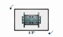 GEMBIRD REGULOWANY UCHWYT ŚCIENNY LCD 40"-80" VESA MAX 600 X 400MM, DO 50KG GEMBIRD