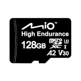 Wysoka wytrzymałość | 128 GB | Karta MicroSD | Pamięć flash klasy UHS-I MIO