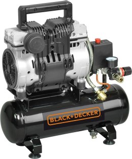 BLACK&DECKER SPRĘŻARKA BEZOLEJ. 6L /1KM/ 8BAR /0,75KW / BARDZO CICHY Black&Decker