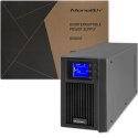 QOLTEC ZASILACZ AWARYJNY UPS ON-LINE | PURE SINE WAVE | 2KVA | 1.6KW | LCD | USB Qoltec