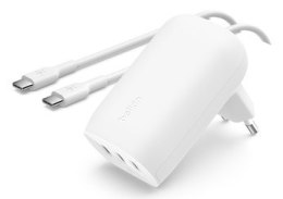 Ładowarka Belkin BoostCharge 3 Port USB-C PD 3.1 PPS Wall Charger 67W White Belkin