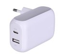 Ładowarka Belkin BoostCharge Dual USB-C + USB-A Wall Charger 42W White Belkin