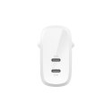 Ładowarka Belkin BoostCharge Pro Dual USB-C PD 3.1 PPS Wall Charger 60W White Belkin