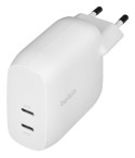 Ładowarka Belkin BoostCharge Pro Dual USB-C PD 3.1 PPS Wall Charger 60W White Belkin