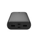 Powerbank Belkin BoostCharge 32W PD PPS 4-Port Power Bank 26K 2xUSB-A + 2xUSB-C 26000mAh 32W Black Belkin