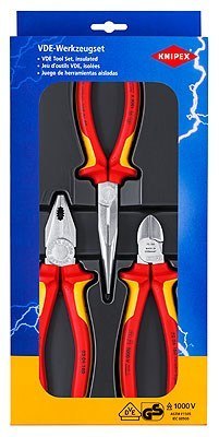 KNIPEX ZESTAW SZCZYPIEC IZOLOWANYCH 3szt KNIPEX