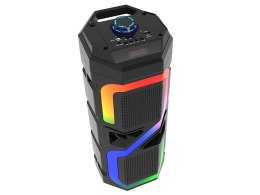 Tracer głośniki przenośny Natrix 16W TWS bluetooth LED czarny TRAGLO47193 Tracer