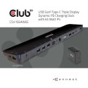 CLUB3D CSV-1564W65 stacja dokująca Dokujący USB 3.2 Gen 1 (3.1 Gen 1) Type-C Czarny Club 3D