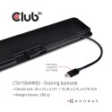 CLUB3D CSV-1564W65 stacja dokująca Dokujący USB 3.2 Gen 1 (3.1 Gen 1) Type-C Czarny Club 3D