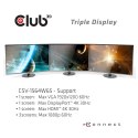 CLUB3D CSV-1564W65 stacja dokująca Dokujący USB 3.2 Gen 1 (3.1 Gen 1) Type-C Czarny Club 3D