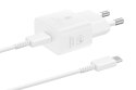 Ładowarka Samsung Power Adapter 25W USB-C Fast Charge 1m White Samsung