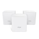 Tenda NOVA MW5G(3-PACK) siatkowy system wi-fi Dual-band (2.4 GHz/5 GHz) Wi-Fi 5 (802.11ac) Biały 2 Wewnętrzne Tenda