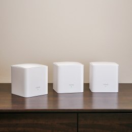 Tenda NOVA MW5G(3-PACK) siatkowy system wi-fi Dual-band (2.4 GHz/5 GHz) Wi-Fi 5 (802.11ac) Biały 2 Wewnętrzne Tenda