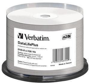 Verbatim DataLifePlus 4,7 GB DVD-R 50 szt. Verbatim