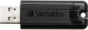 Verbatim PinStripe pamięć USB 256 GB USB Typu-A 3.2 Gen 1 (3.1 Gen 1) Czarny Verbatim